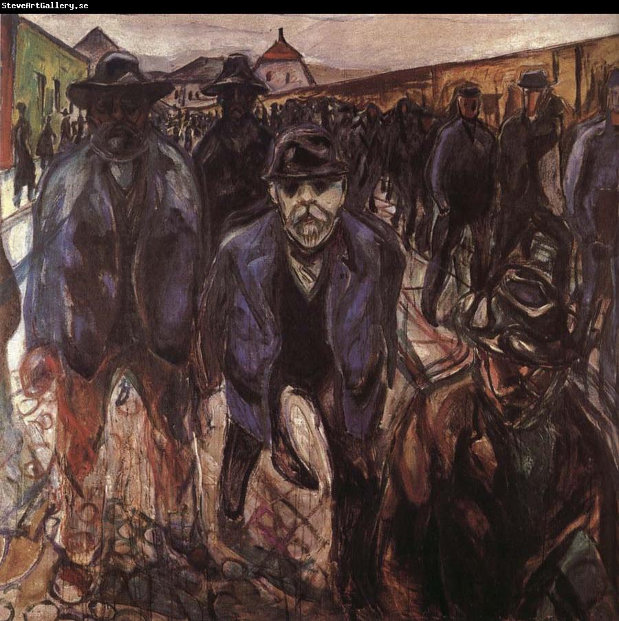 Edvard Munch The worker on the way home